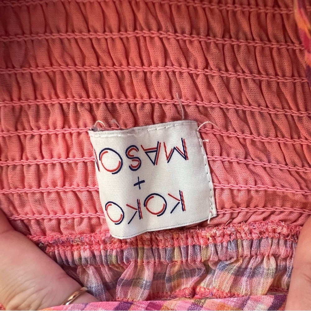 Koko and Mason Pink Plaid Spaghetti Strap Dress - Picture 12 of 14
